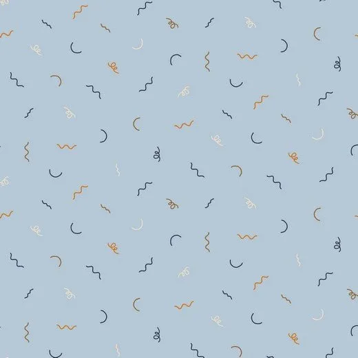 100% Cotton Print - Retro Shapes