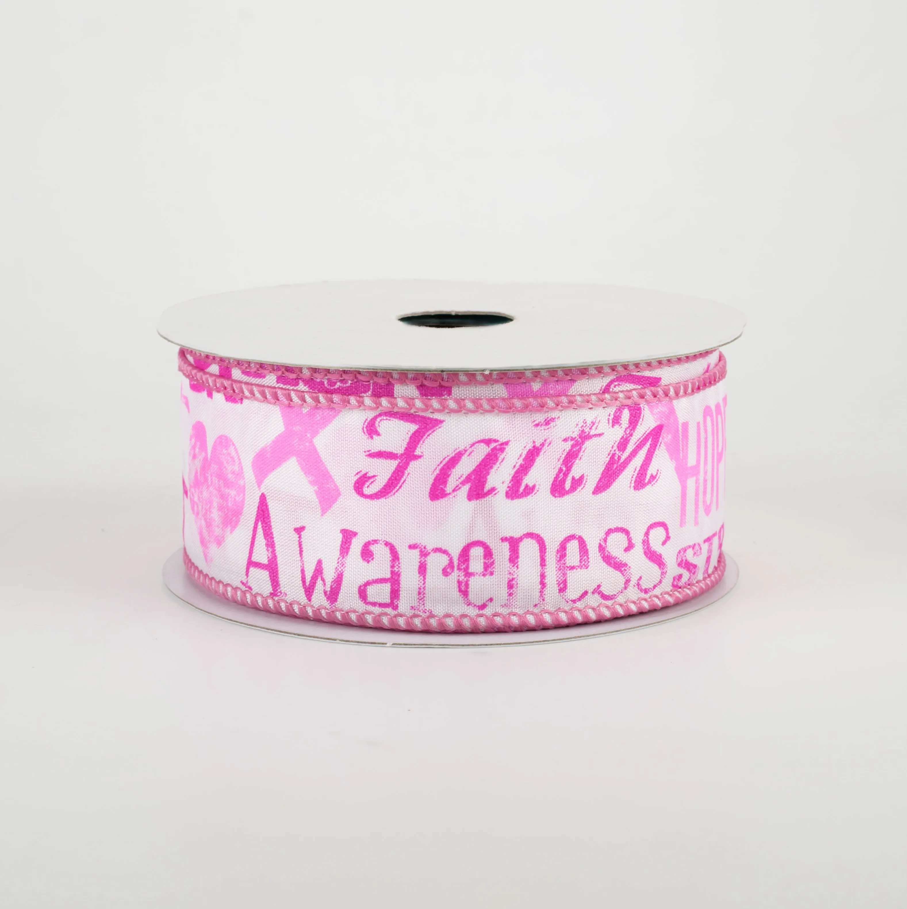 1.5" Breast Cancer Awareness Ribbon (10 Yards)