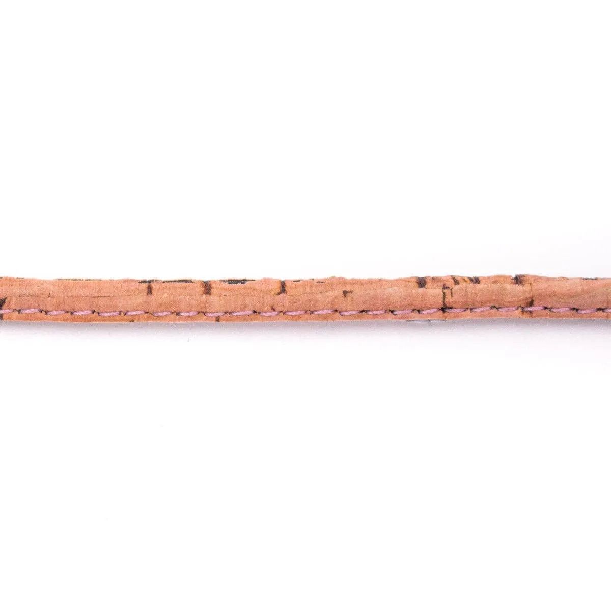 4mm Pink flat cork cord COR-434(10 meters)