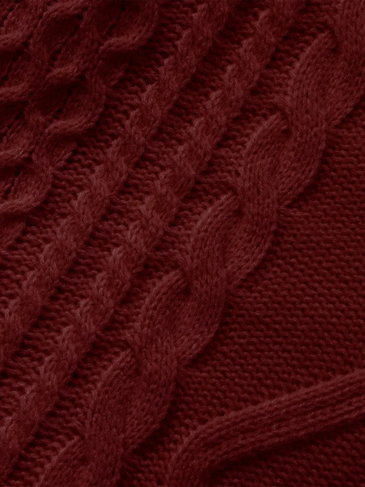 Aelfric Eden Retro 90s Burgundy Red Sweater