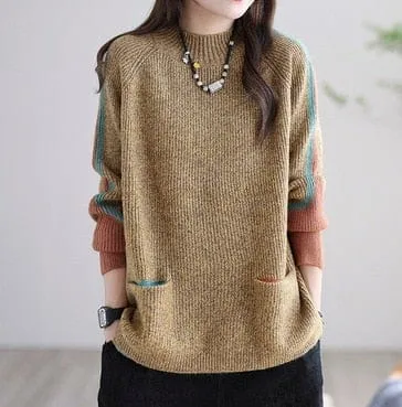 Ainsley Basic High Neck Sweater