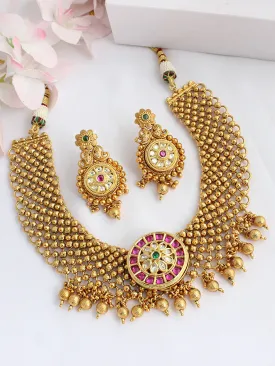 Aradhana Choker Necklace Set