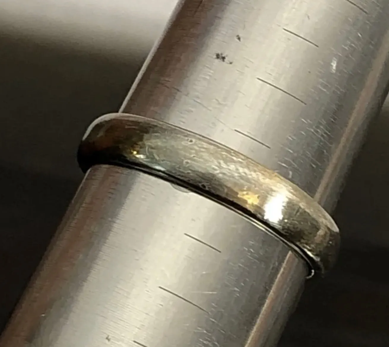 Arizona Blue Gold Pilot Turquoise Ring size 6