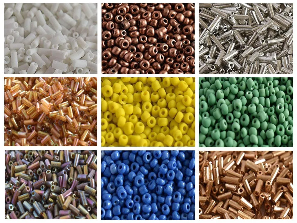 Assorted Round   Pipe Seed Beads Combo 2
