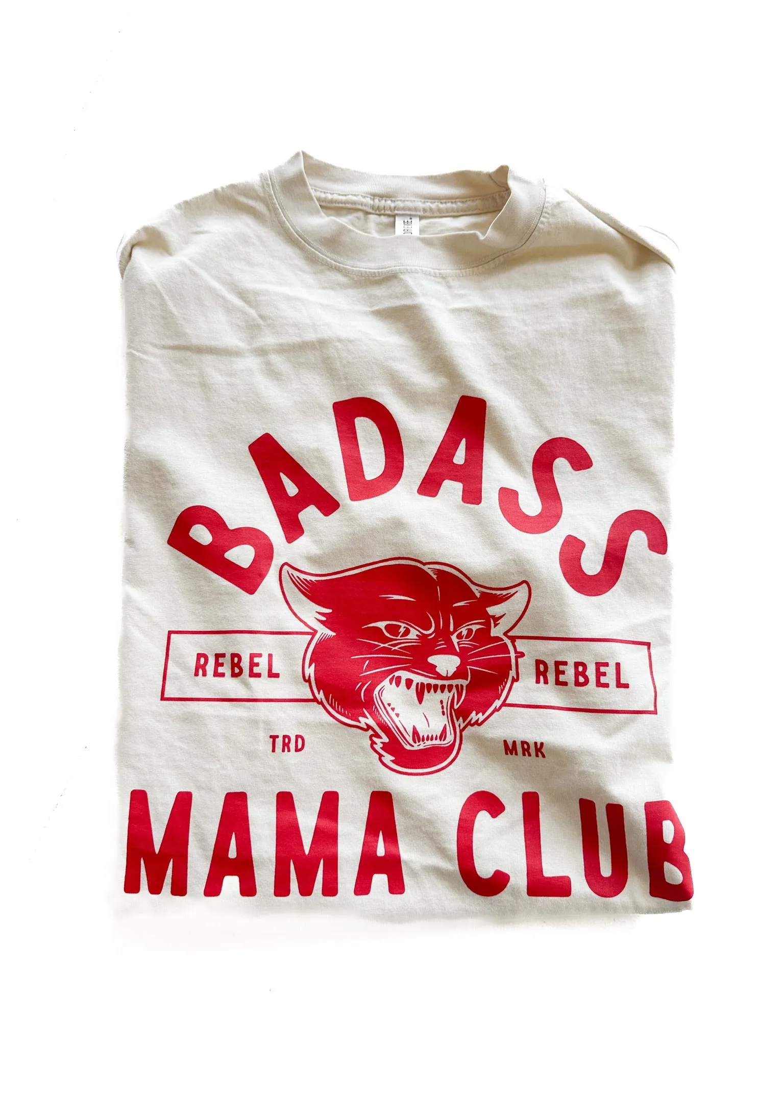 BADASS MAMA CLUB SIDE SLIT TEE