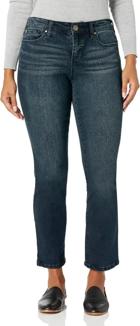 Bandolino Women's Mandie Signature Fit 5 High Rise Jean, Rinse, 6 Petite