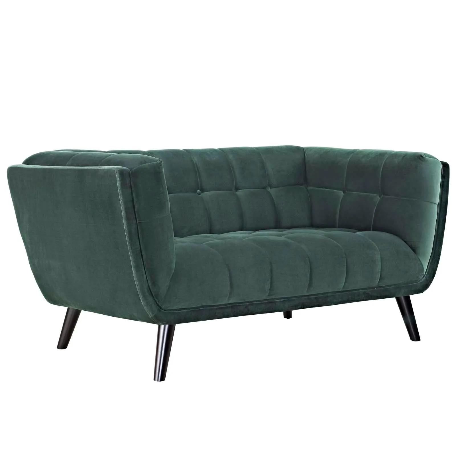 Bestow 3 Piece Performance Velvet Sofa Loveseat and Armchair Set by Modway