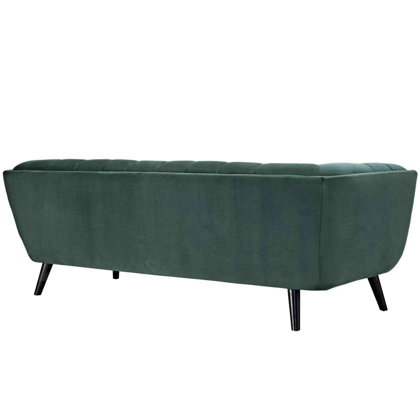 Bestow 3 Piece Performance Velvet Sofa Loveseat and Armchair Set by Modway