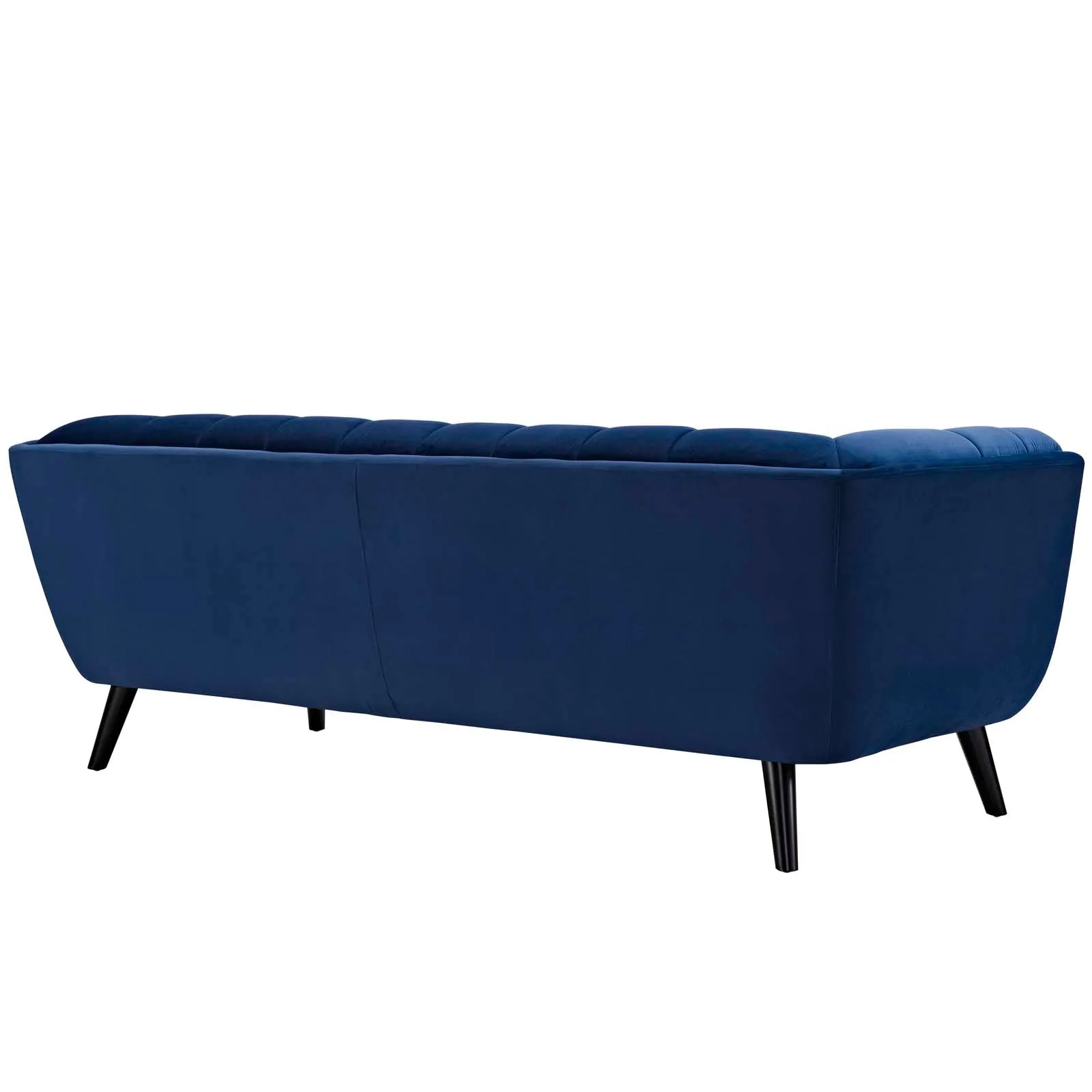 Bestow 3 Piece Performance Velvet Sofa Loveseat and Armchair Set by Modway