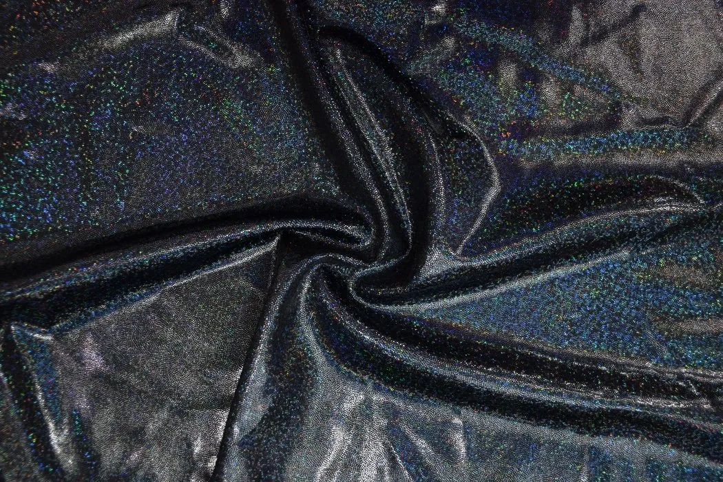 Black Seashell Crop Top