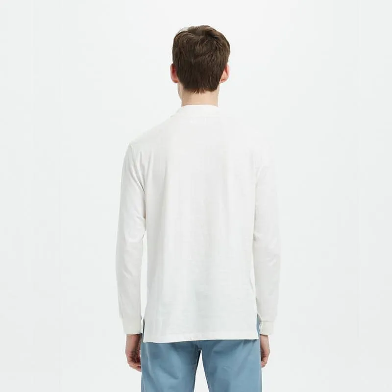 Boysnextdoor Turtle Neck L/S Tee White