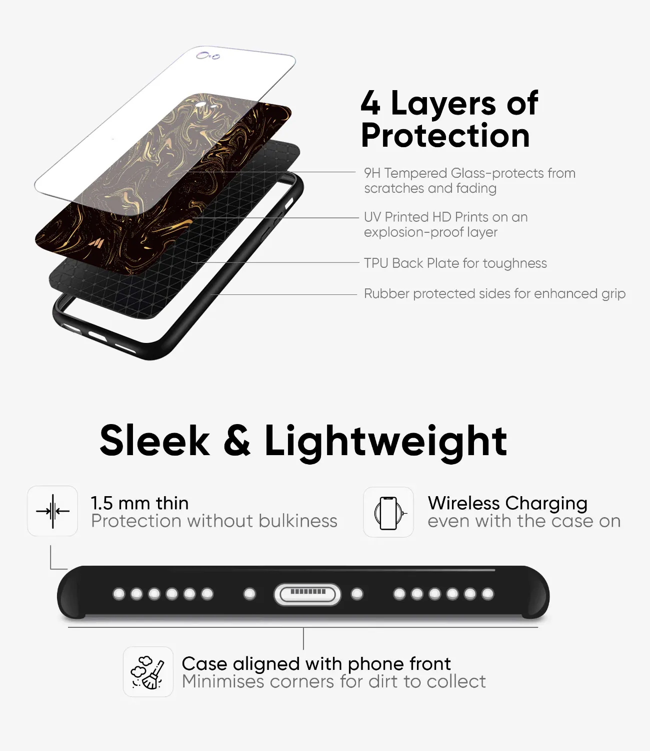 Bring On The Night Neon Glass Case