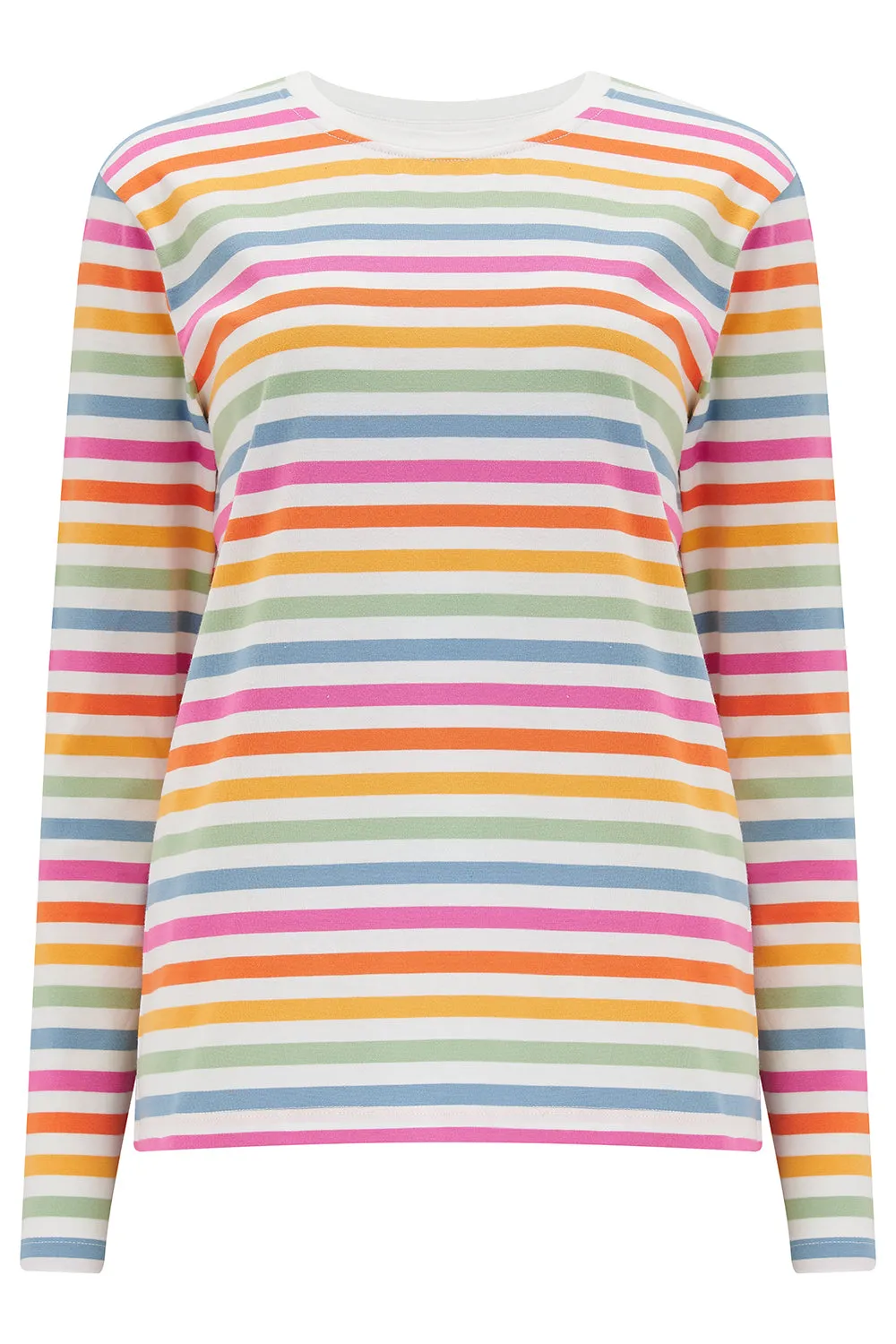 BRUNSWICK JERSEY TOP (MULTI/SOFT RETRO STRIPE)