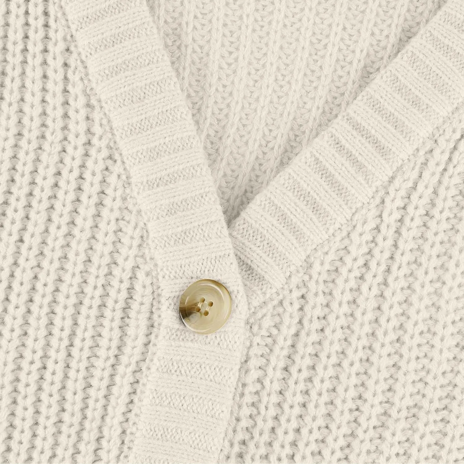 Button Up Sweaters for Woman Lightweight Cable Knit Cardigan Sweater V Neck Casual Chunky Knit Coat Fall Clothes