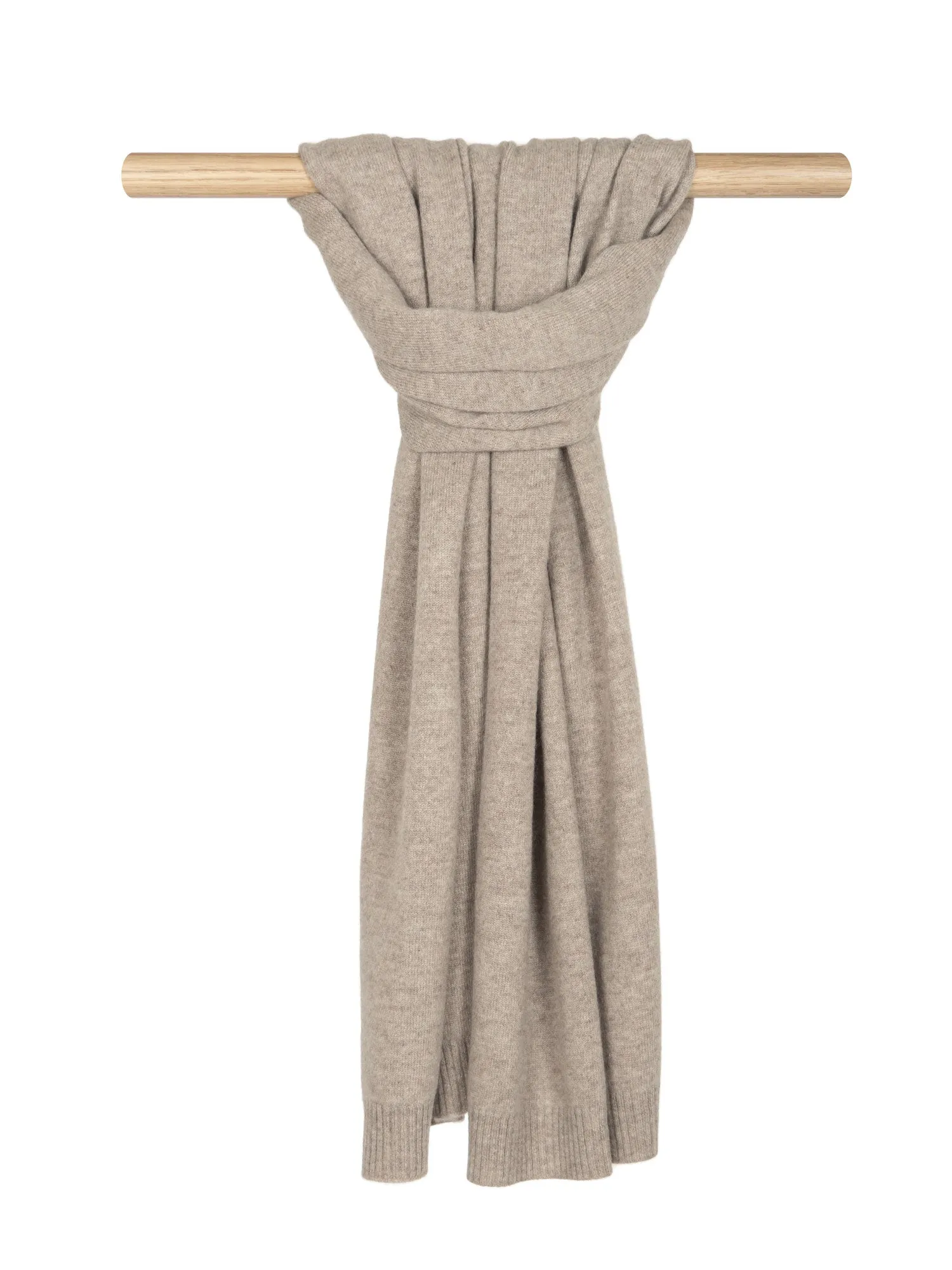 Cashmere scarf "Urban" - toast