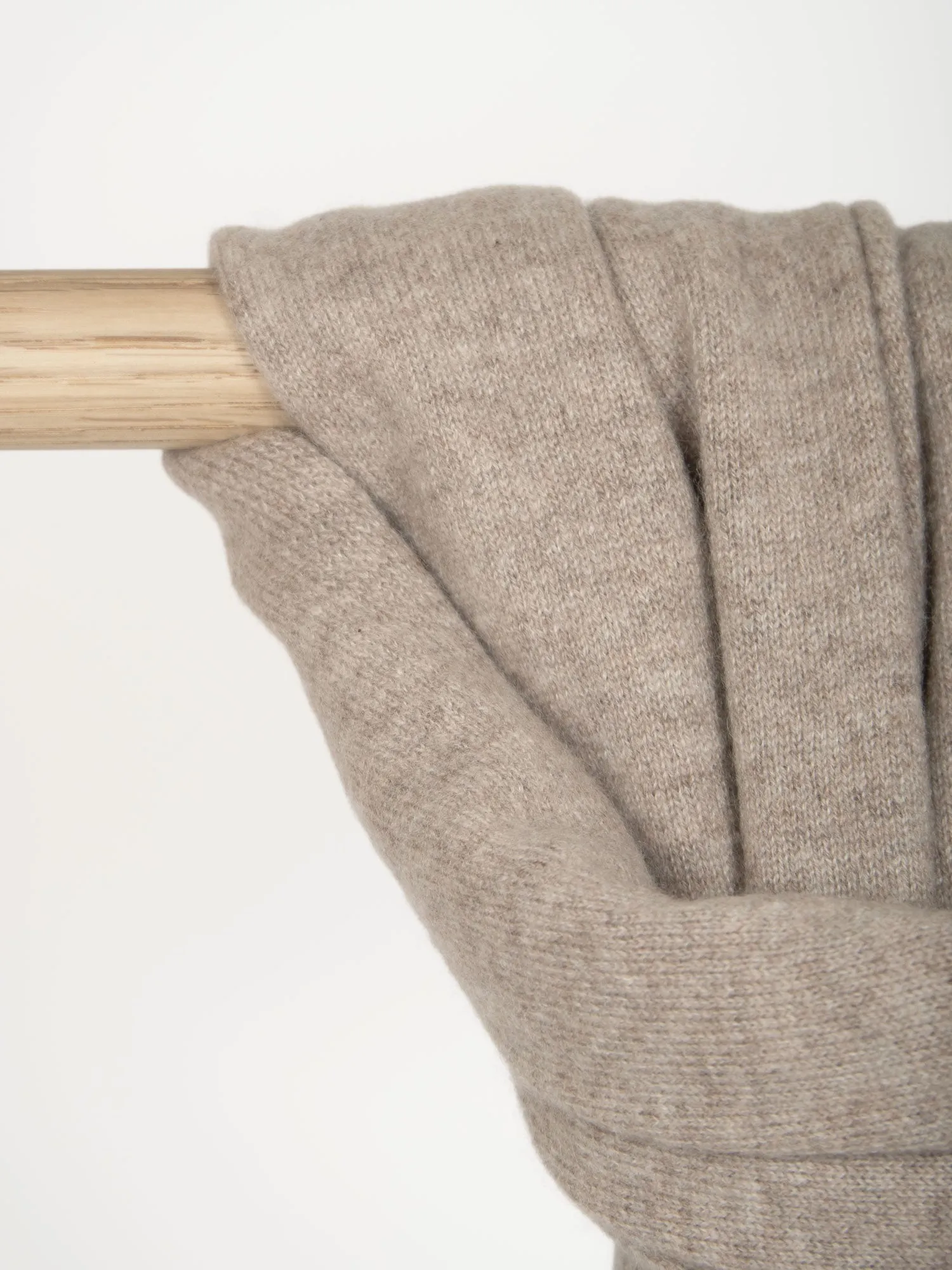 Cashmere scarf "Urban" - toast