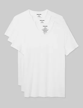 Cool Cotton High V-Neck Modern Fit Undershirt (3-Pack)