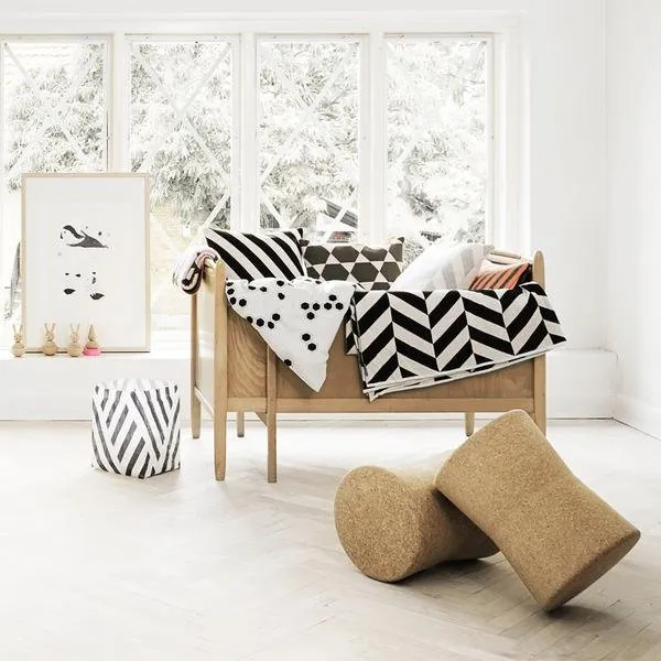 Cork Trisse Round Stool High by OYOY