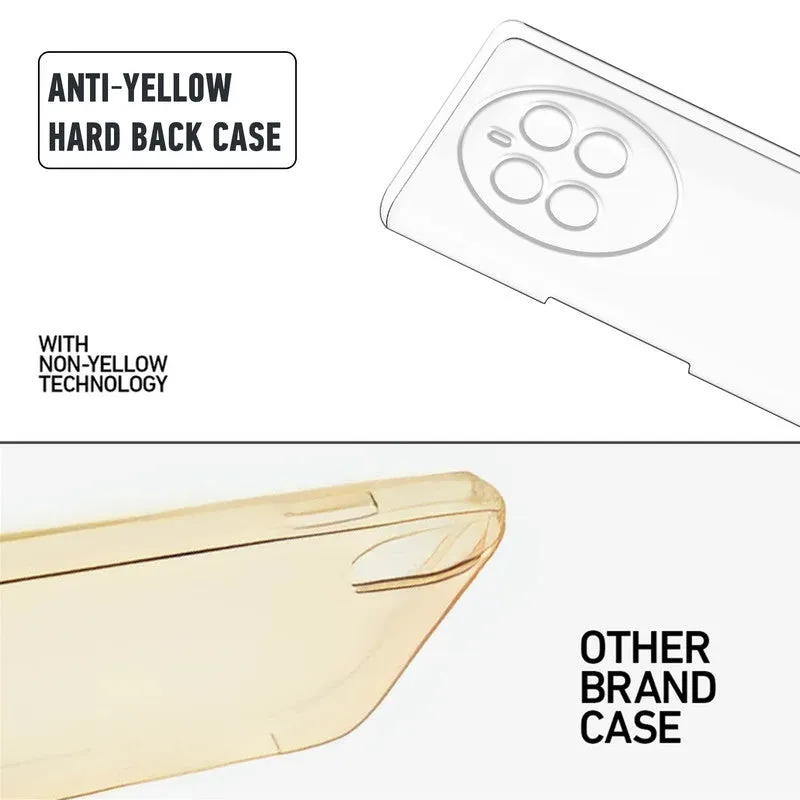 Crystal Clear Hard Back Anti-Yellowing Phone Case For Realme 12 Pro Plus