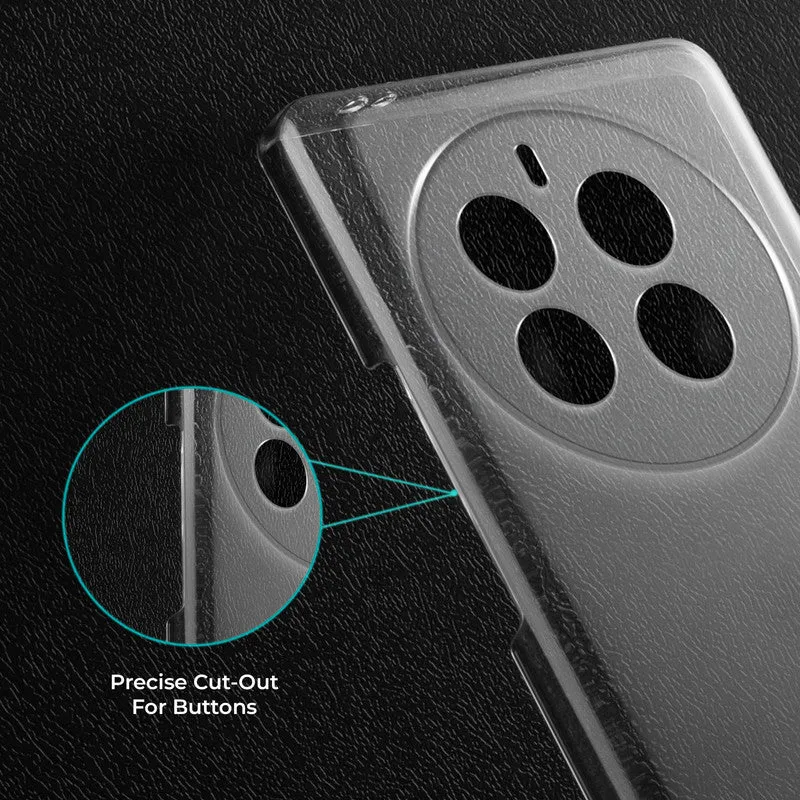 Crystal Clear Hard Back Anti-Yellowing Phone Case For Realme 12 Pro Plus