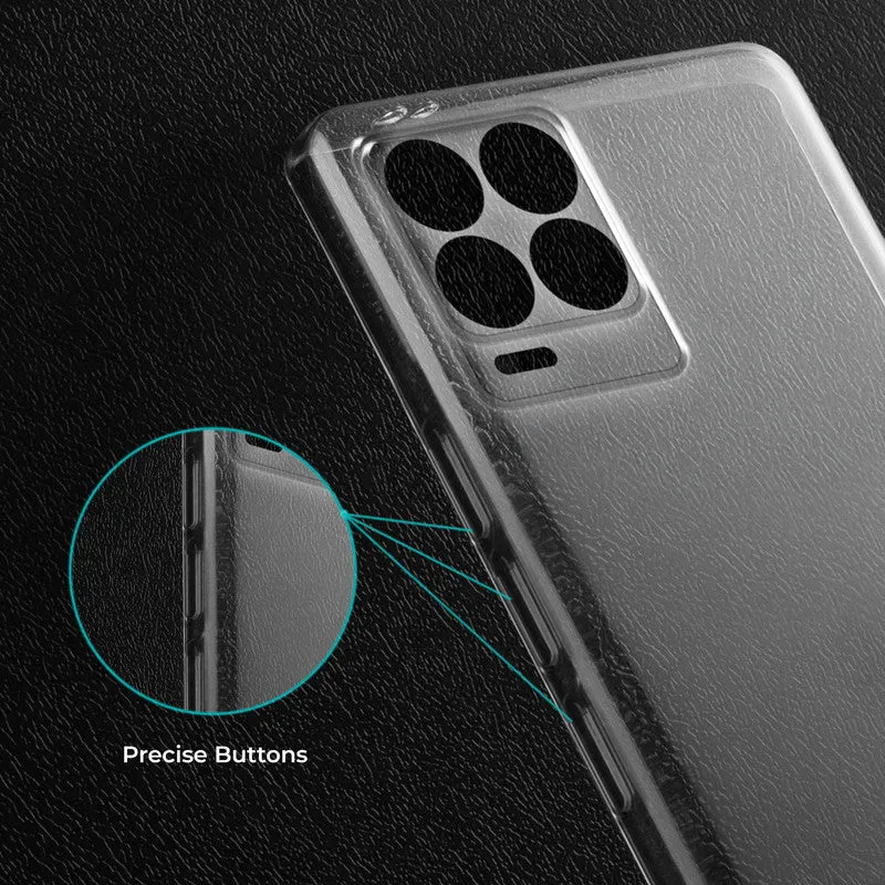 Crystal Clear Hard Back Anti-Yellowing Phone Case For Realme 8 4G
