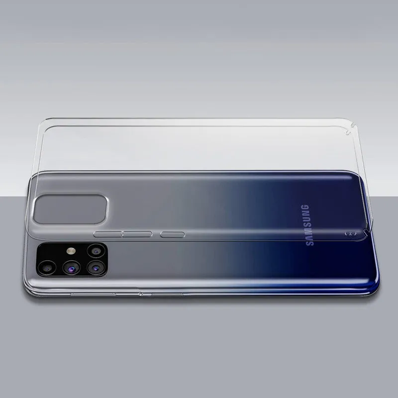 Crystal Clear Hard Back Anti-Yellowing Phone Case For Samsung A51