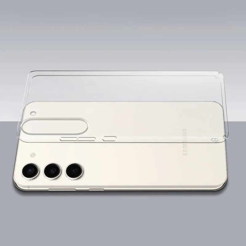 Crystal Clear Hard Back Anti-Yellowing Phone Case For Samsung S23 Plus