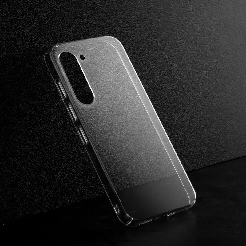Crystal Clear Hard Back Anti-Yellowing Phone Case For Samsung S23 Plus