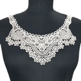 Daisy Flower Border Design Neckline