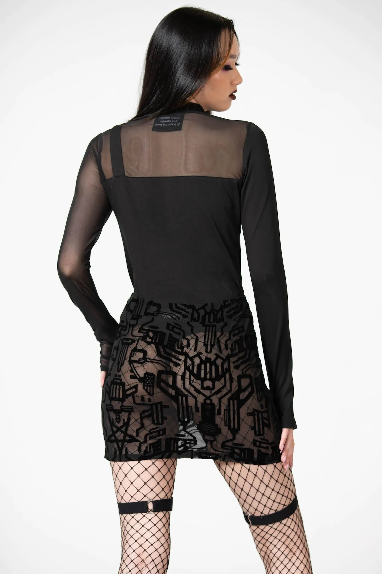Dark Reality Mesh Top - Resurrect