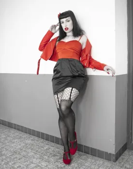 Diamonds and Stripes Sheer Plus Size Tights