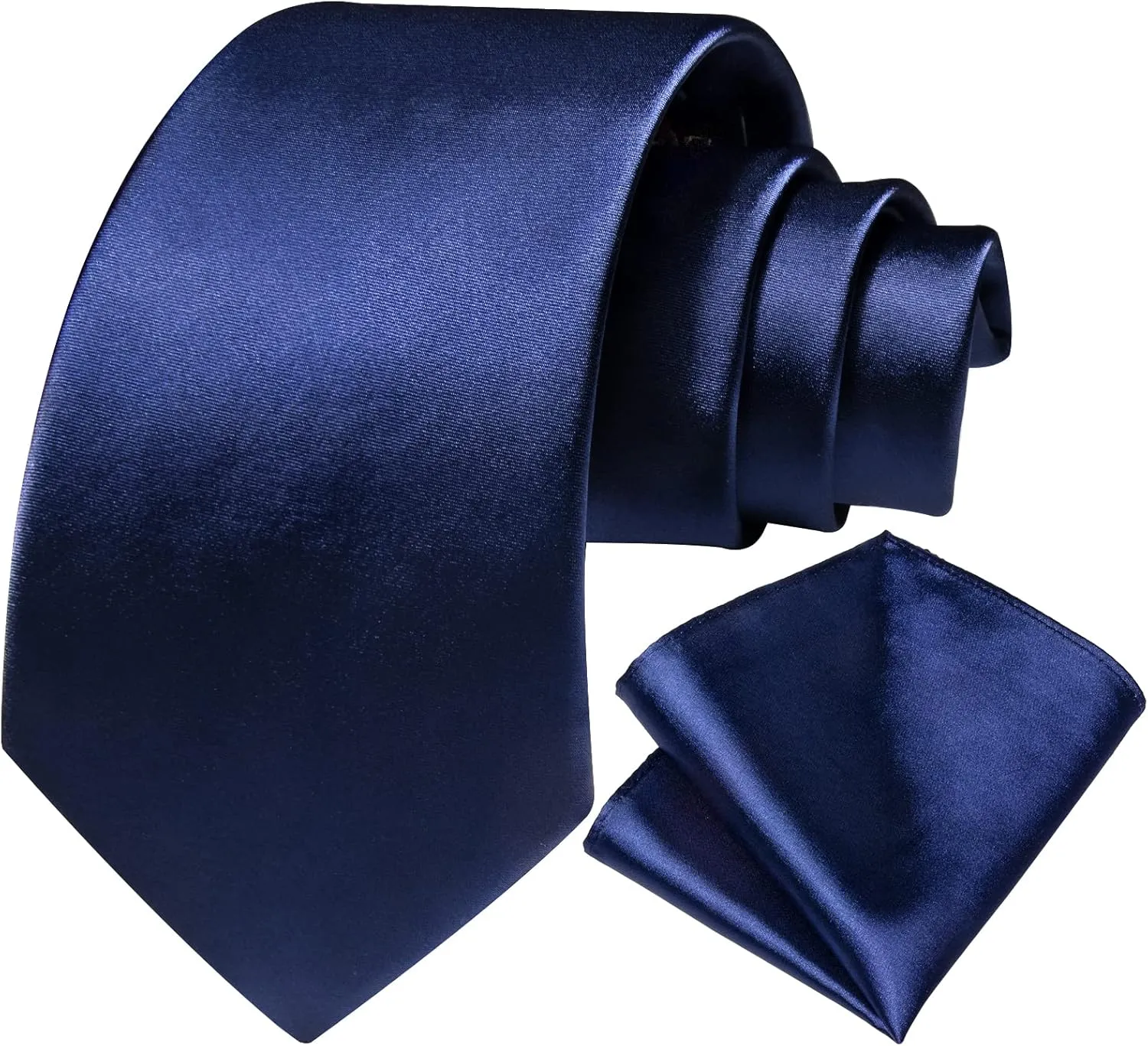 DiBanGu Satin Shirt and Tie Sets for Men Dress Shirts Long Sleeve Inner Contrast Men's Casual Button-Down Shirts S-3XL