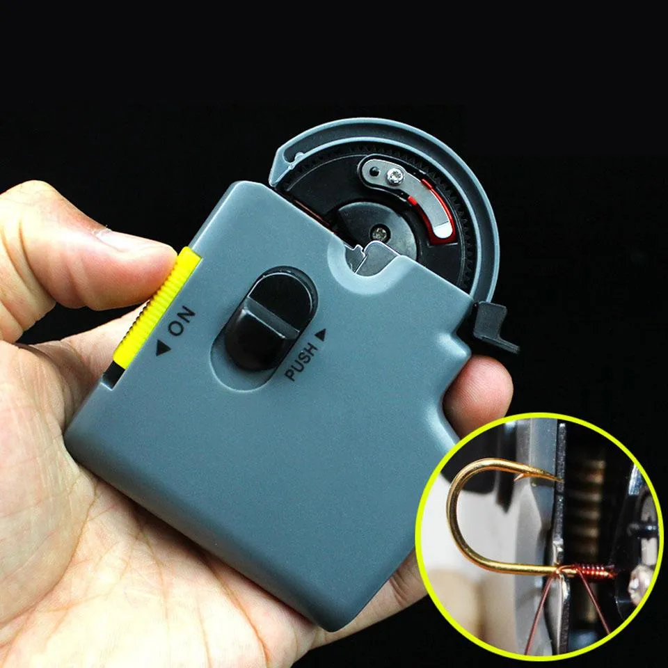 Electric Fish Hook Tyer For Safe, Secure and Maximum Torque