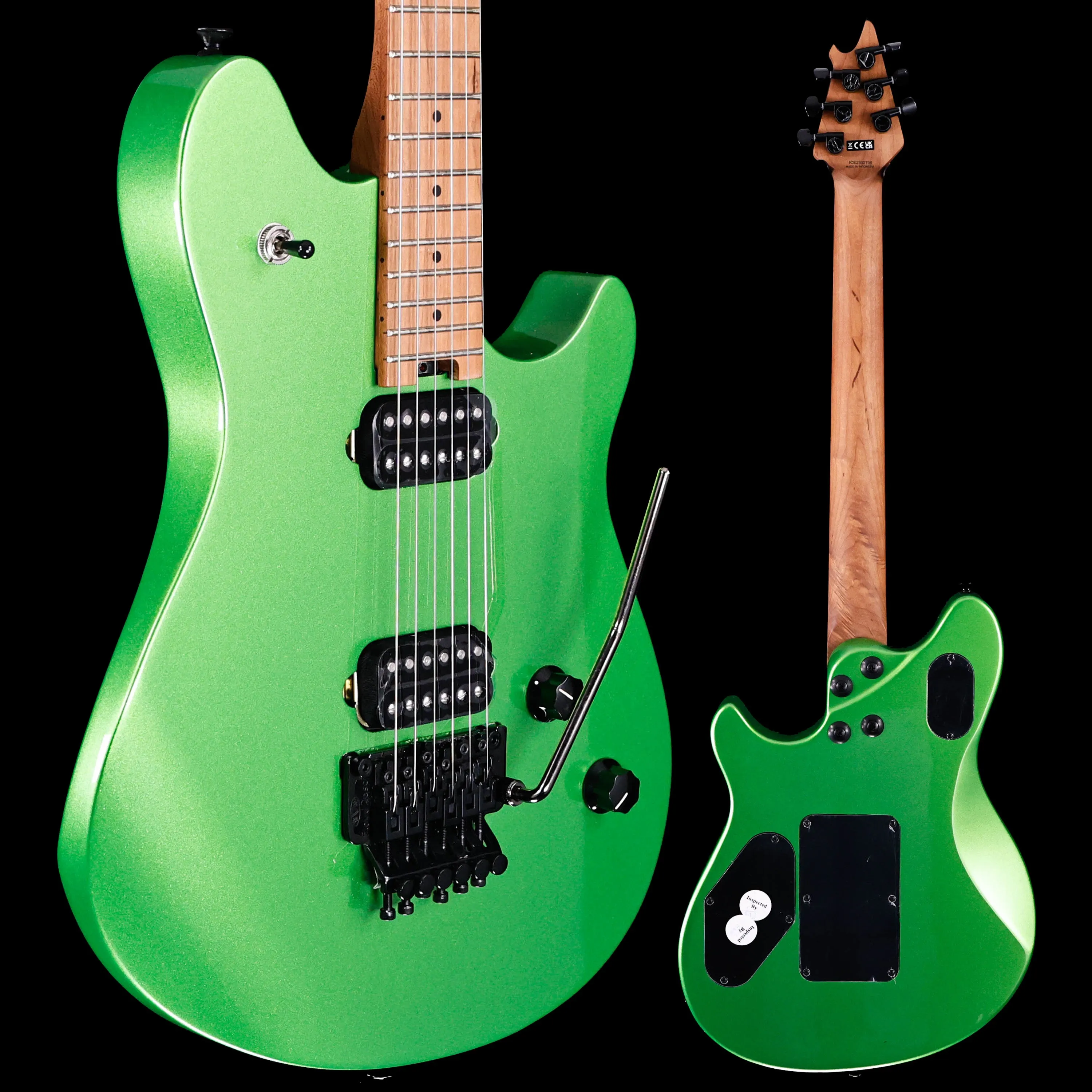 EVH  Wolfgang WG Standard, Baked Maple Fb, Absinthe Frost 7lbs 8oz