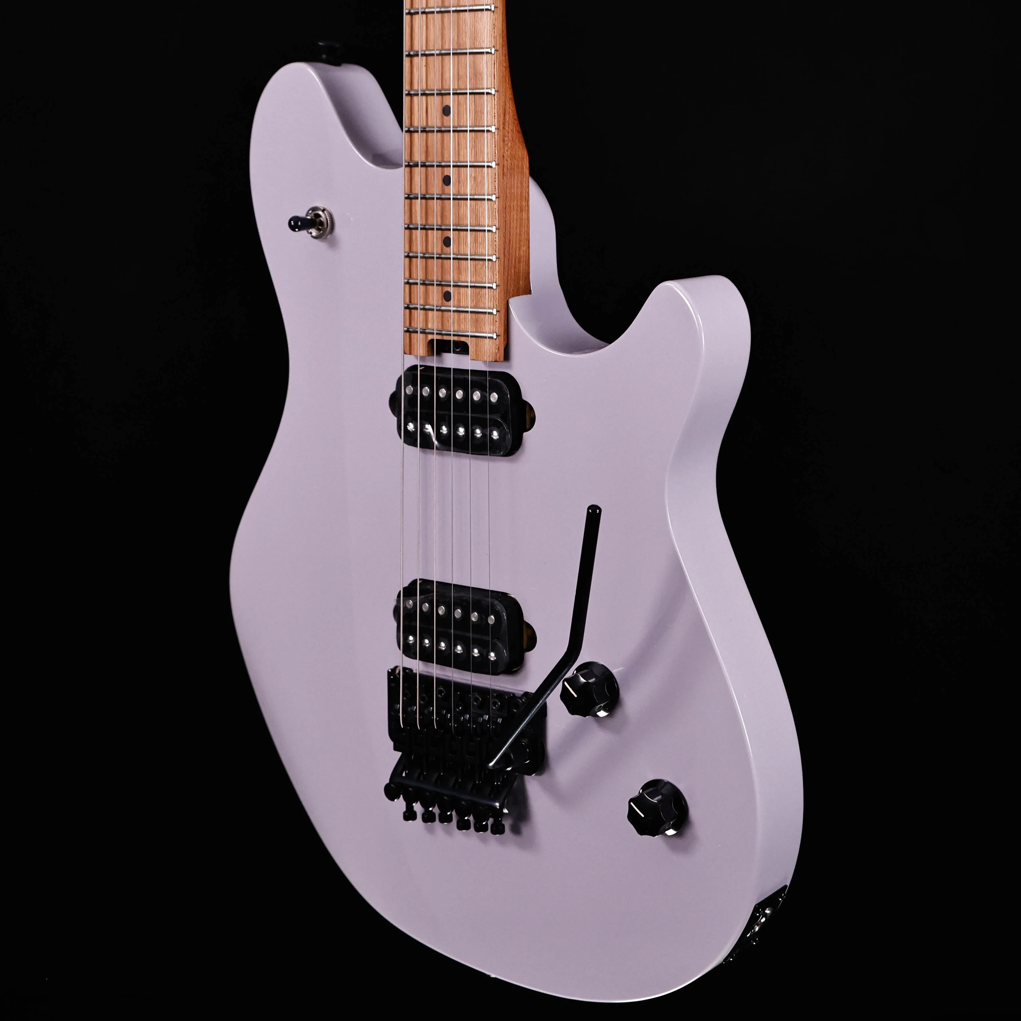 EVH Wolfgang WG Standard, Baked Maple Fb, Battleship Gray 7lbs 5.8oz