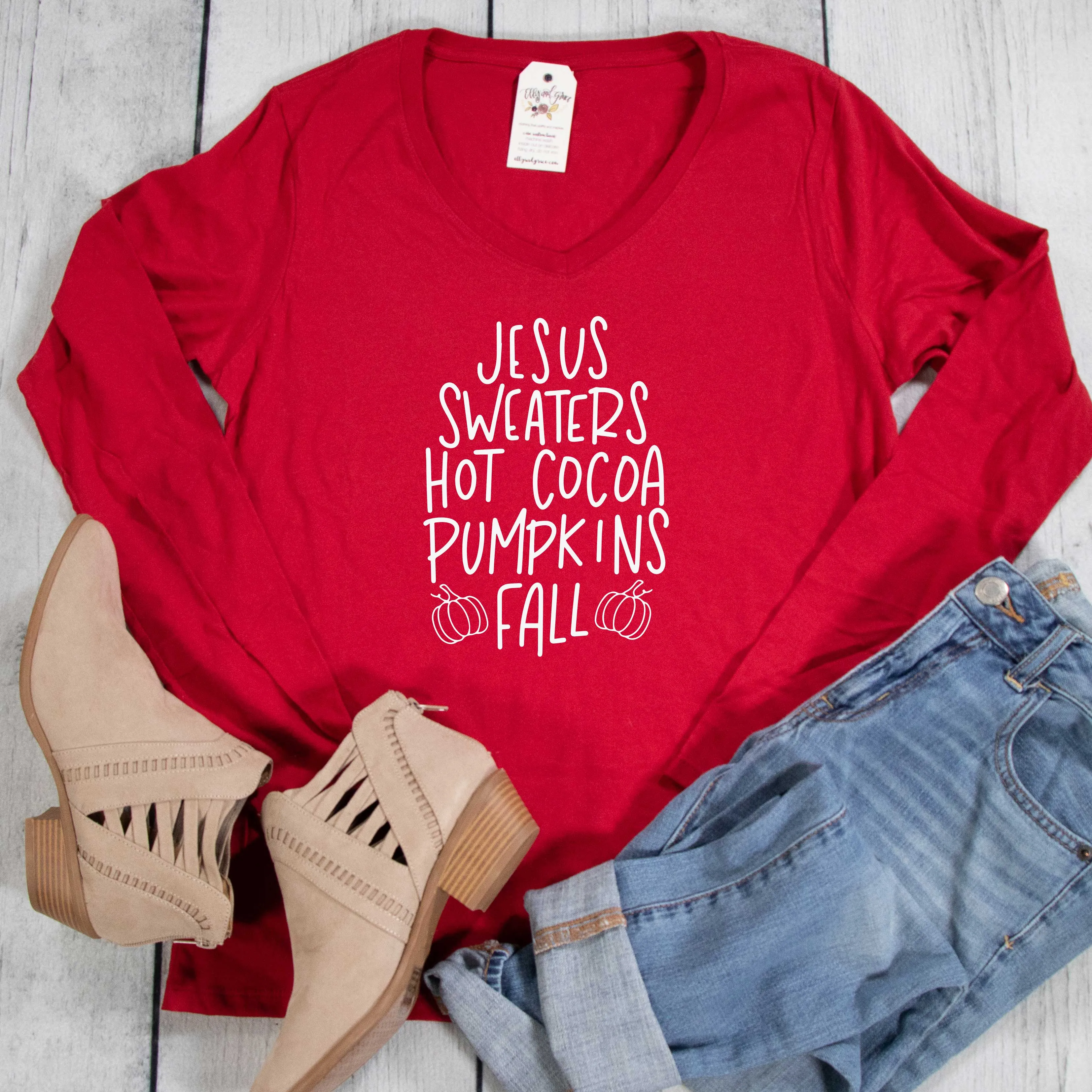 Fall Things Longsleeve V-Neck