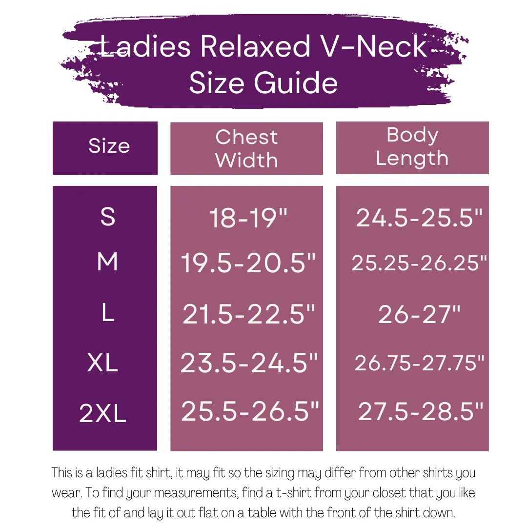 Fall Things Relaxed Ladies Vneck