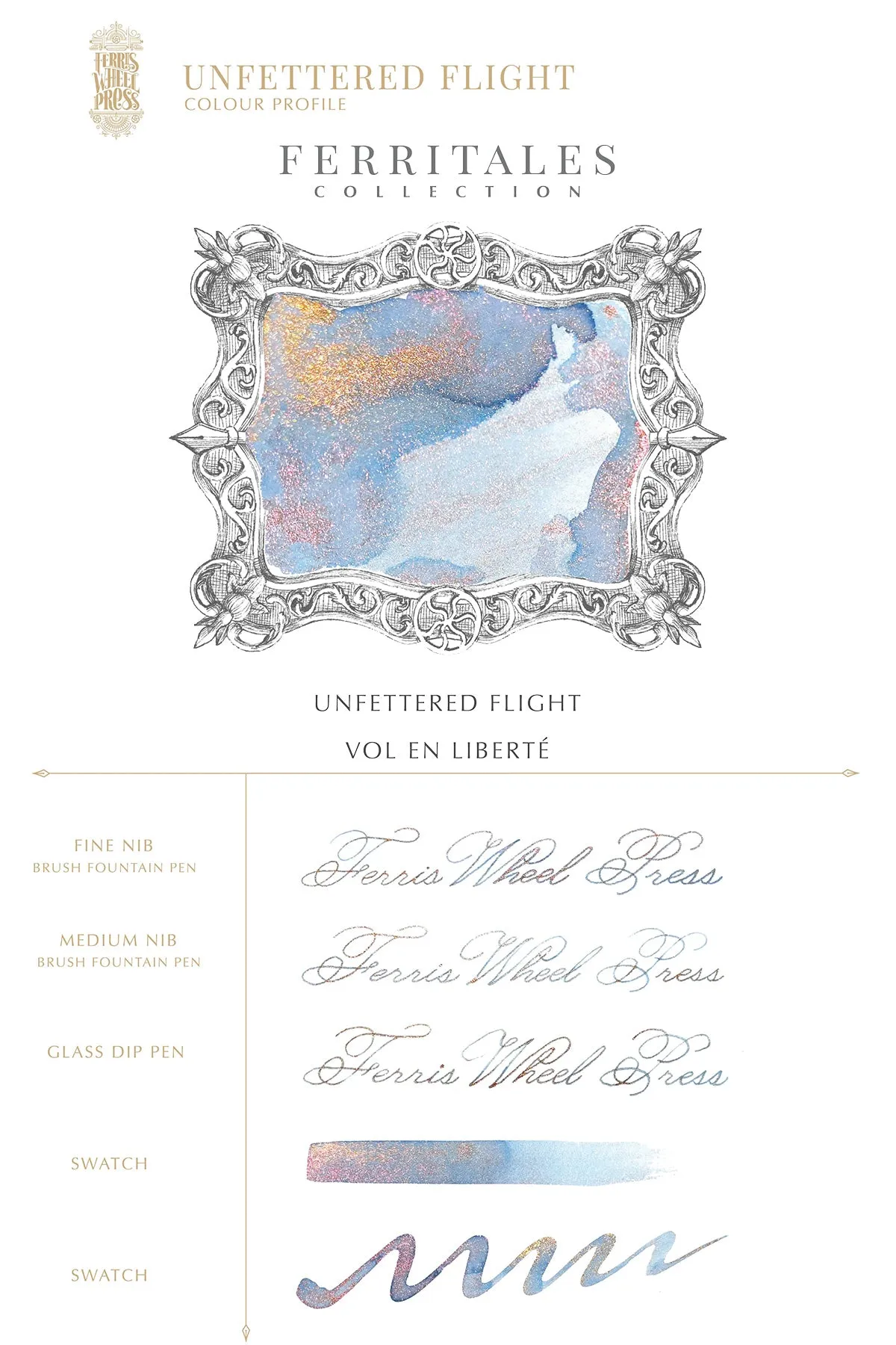 Ferris Wheel Press FerriTales Bottled Ink Unfettered Flight