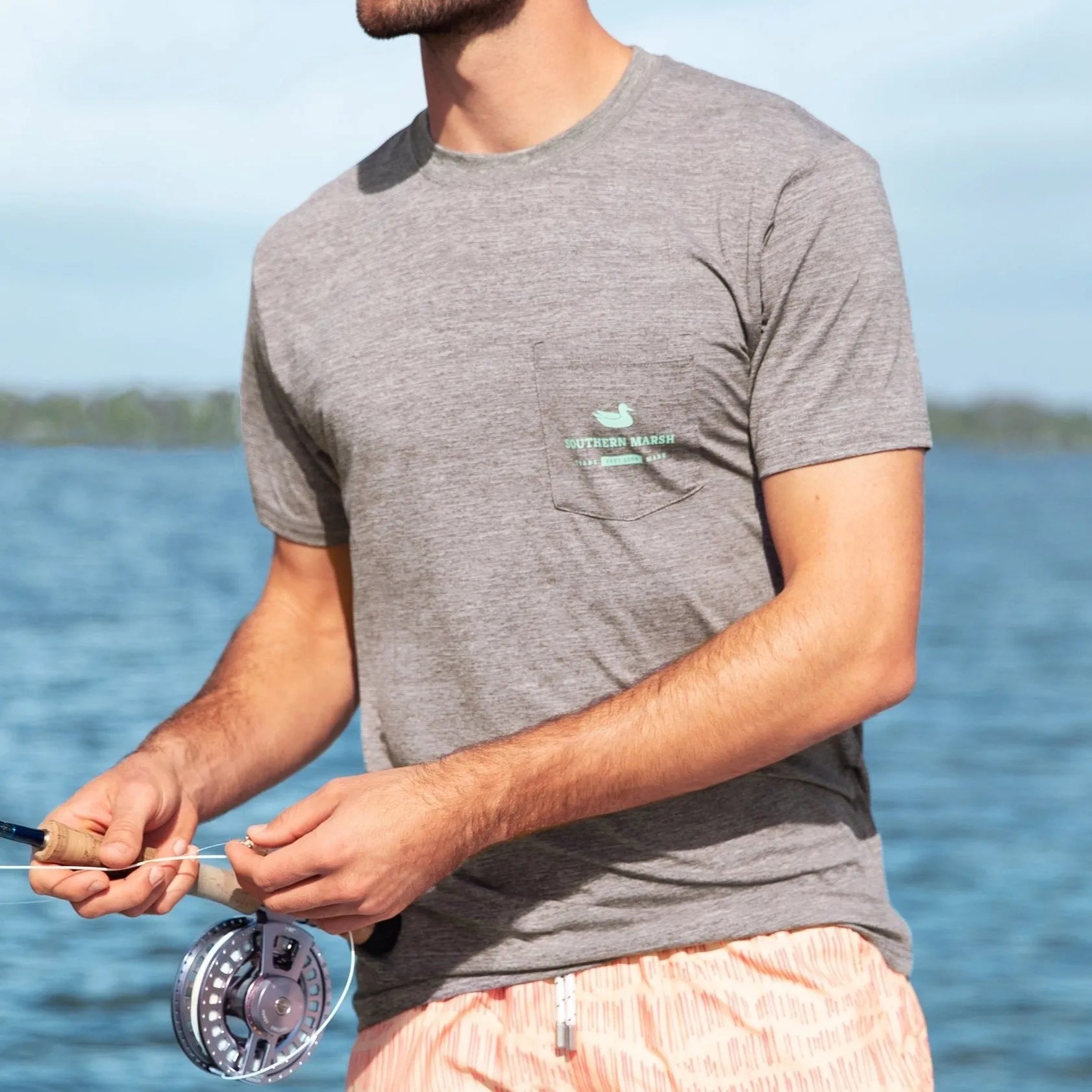 FieldTec™ Heathered Performance Tee - Spoon