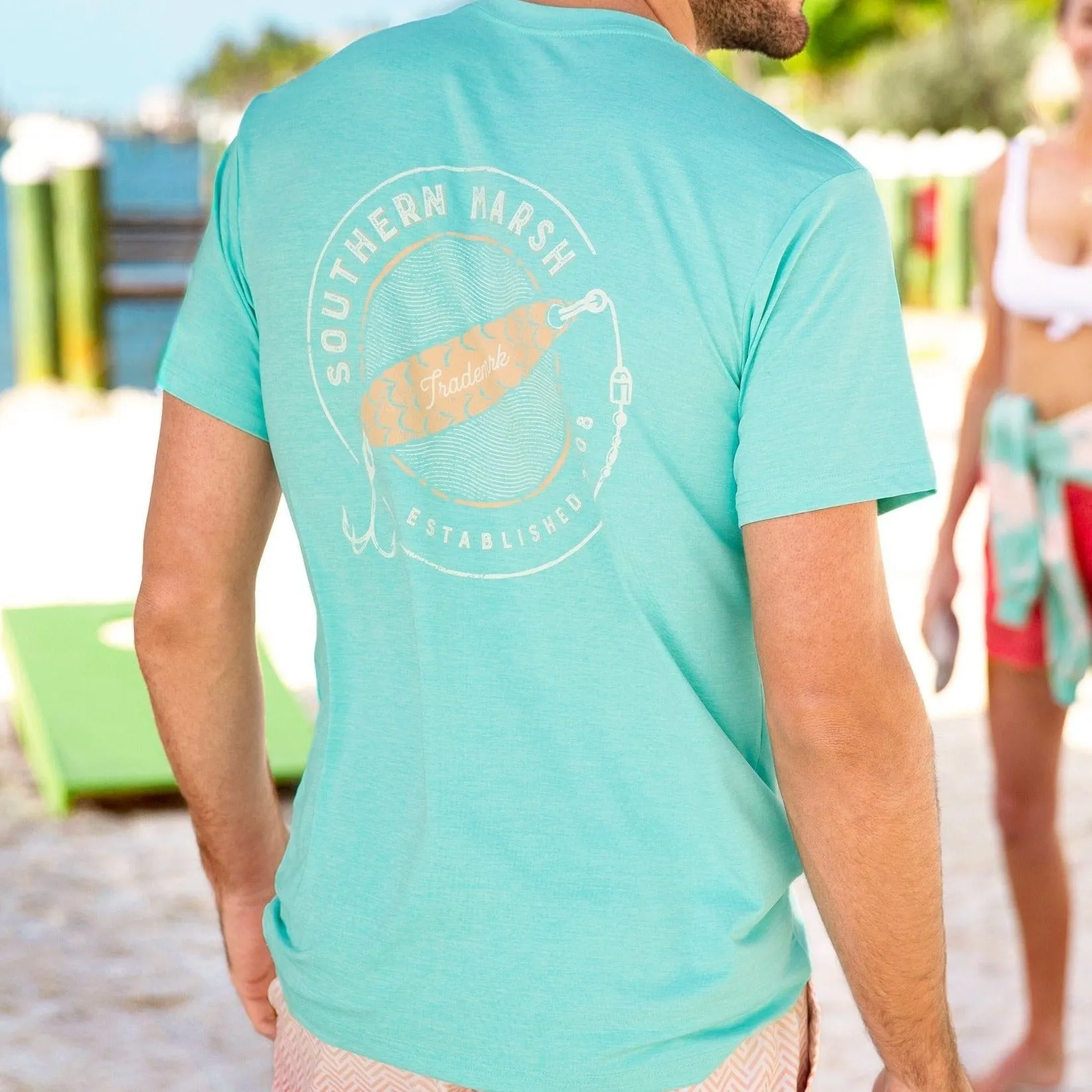 FieldTec™ Heathered Performance Tee - Spoon