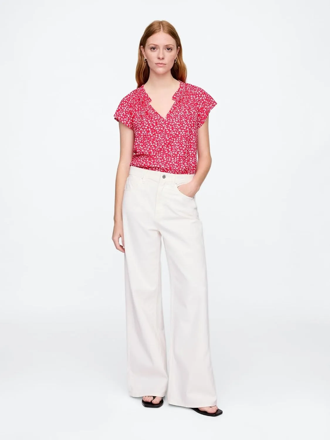 GAP Women's Splitneck Top