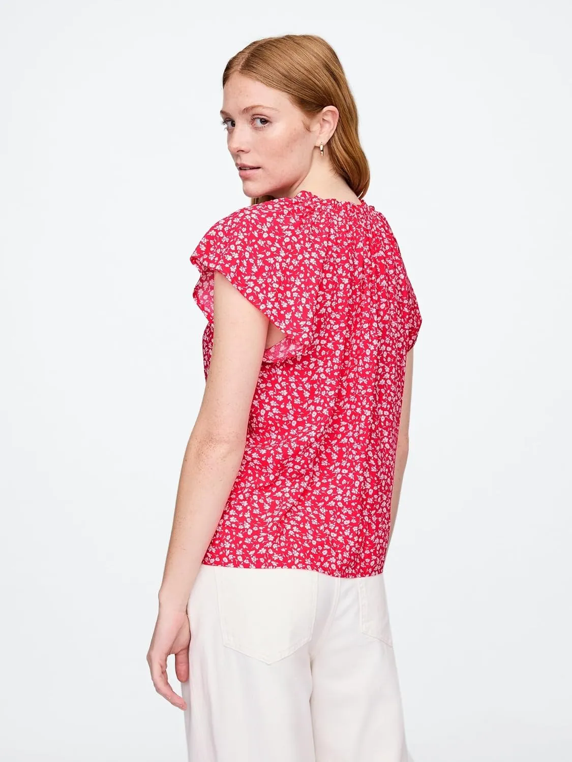 GAP Women's Splitneck Top