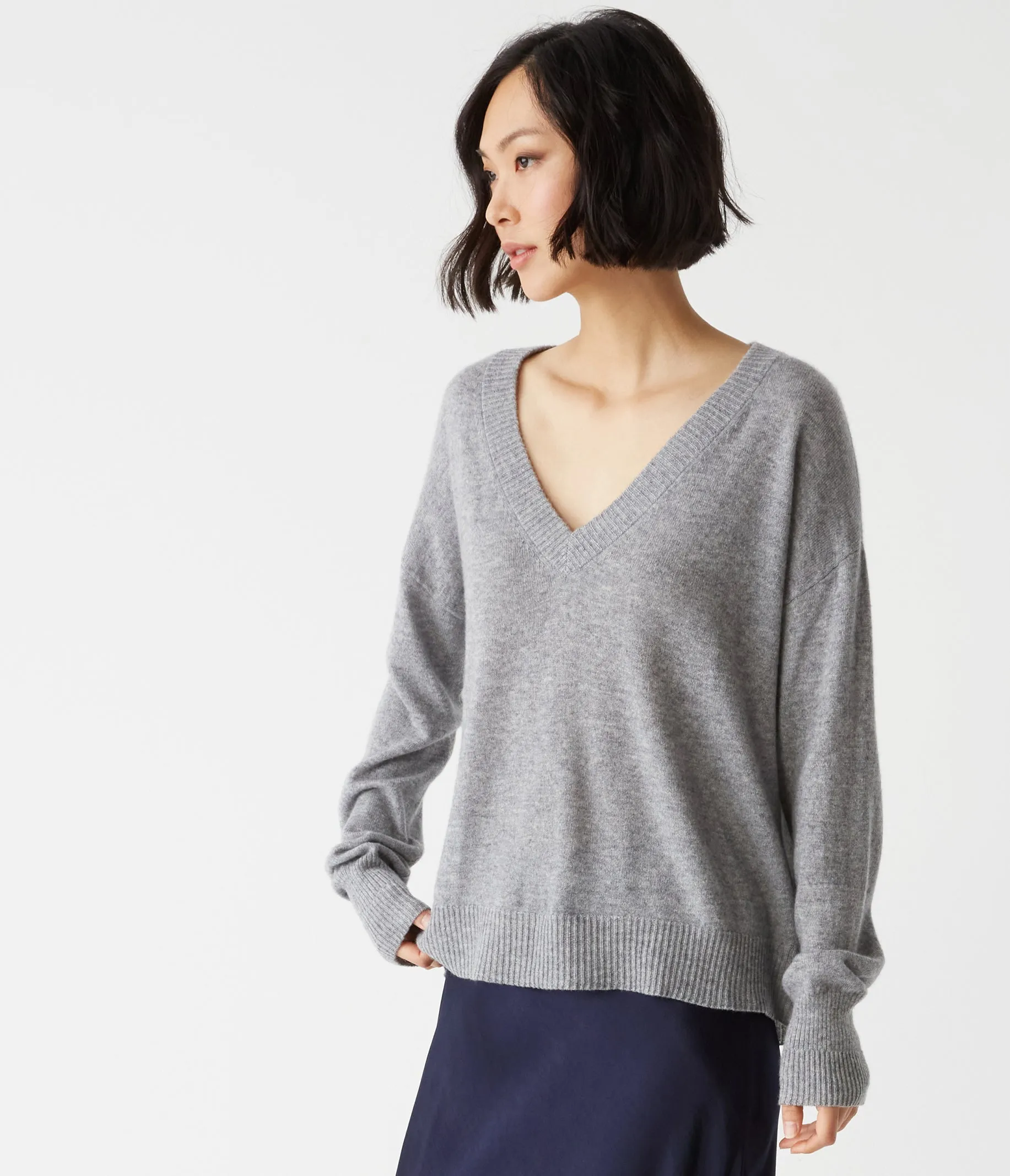 Gemma V-Neck Cashmere Sweater