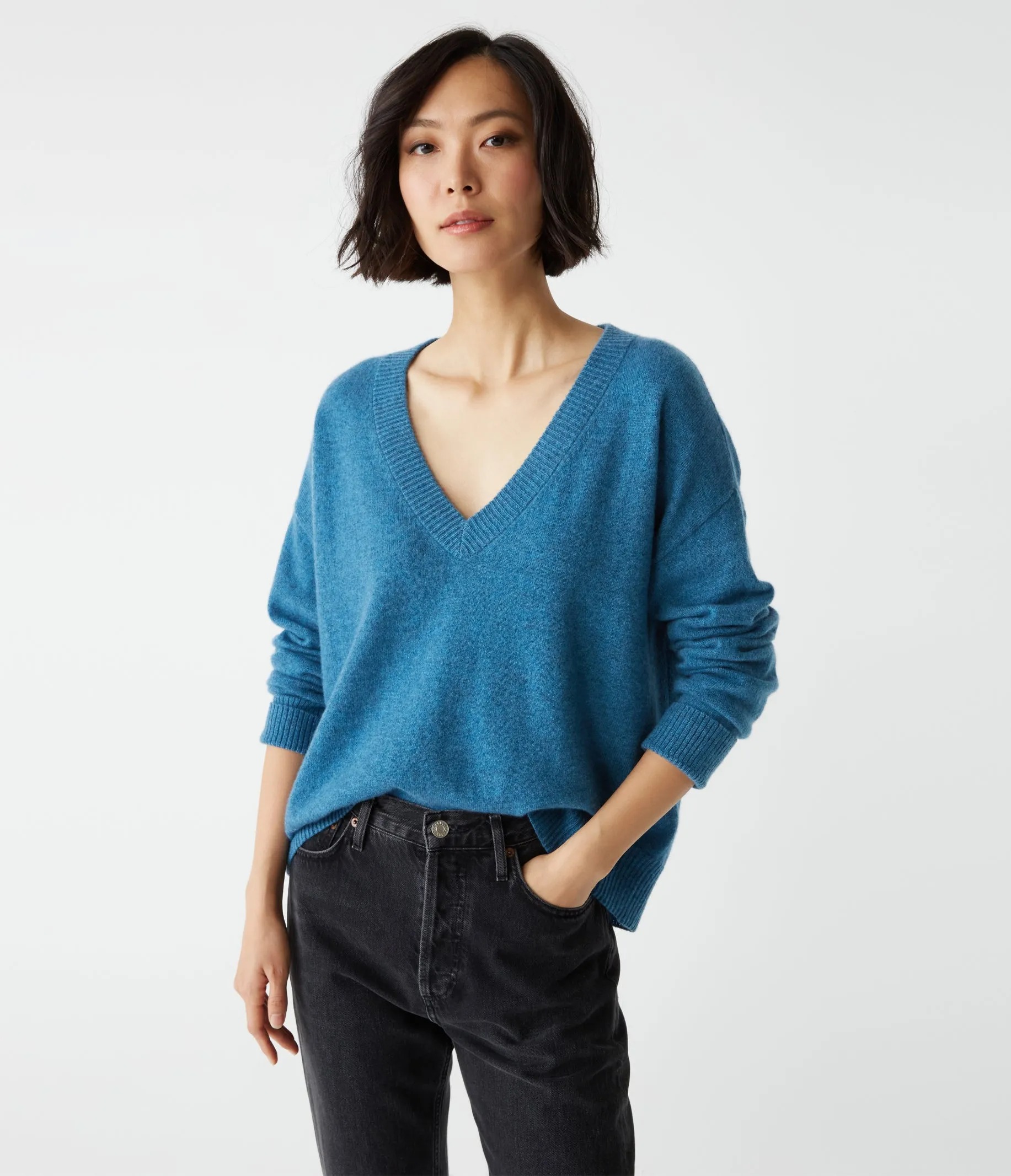 Gemma V-Neck Cashmere Sweater