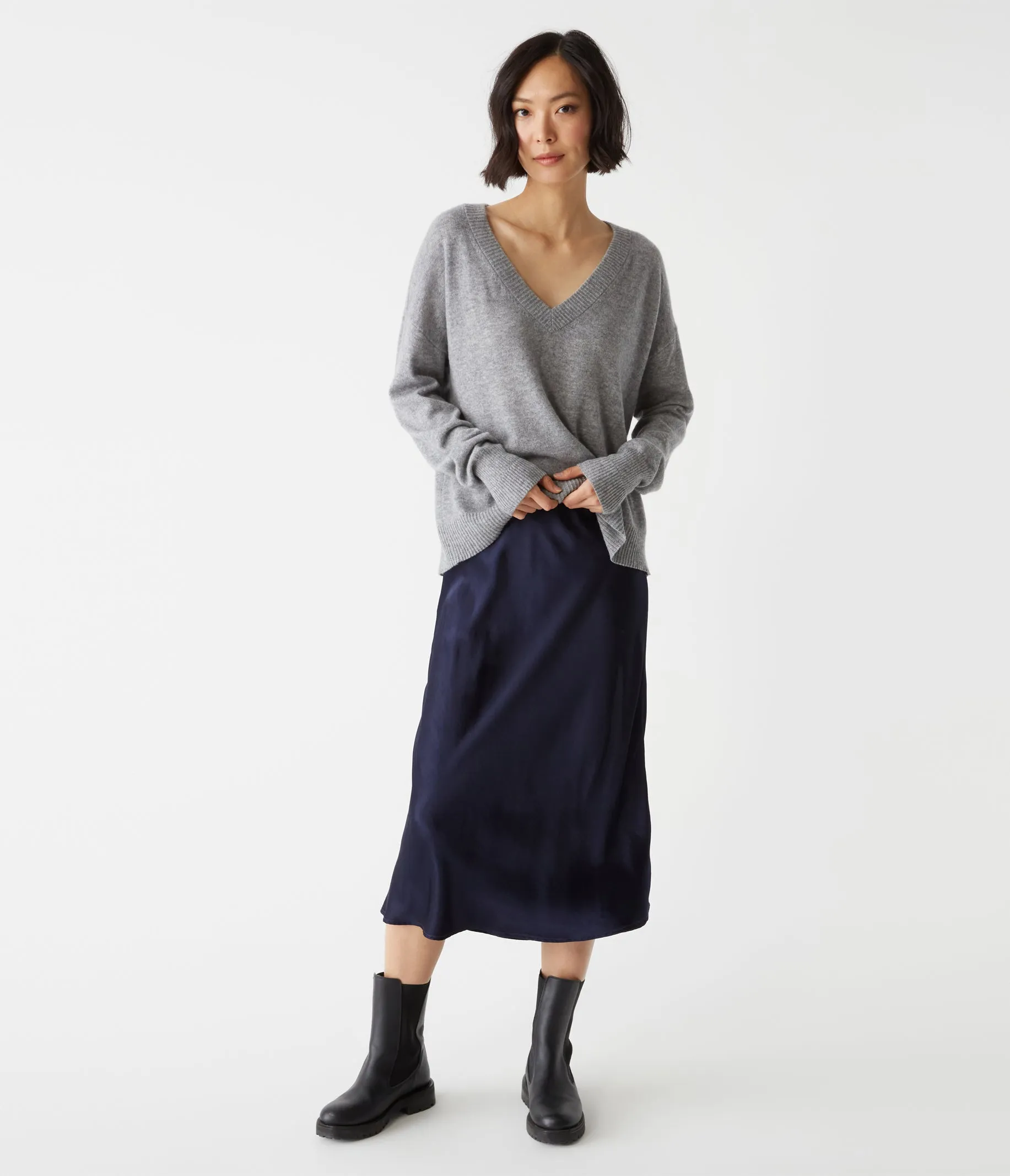 Gemma V-Neck Cashmere Sweater