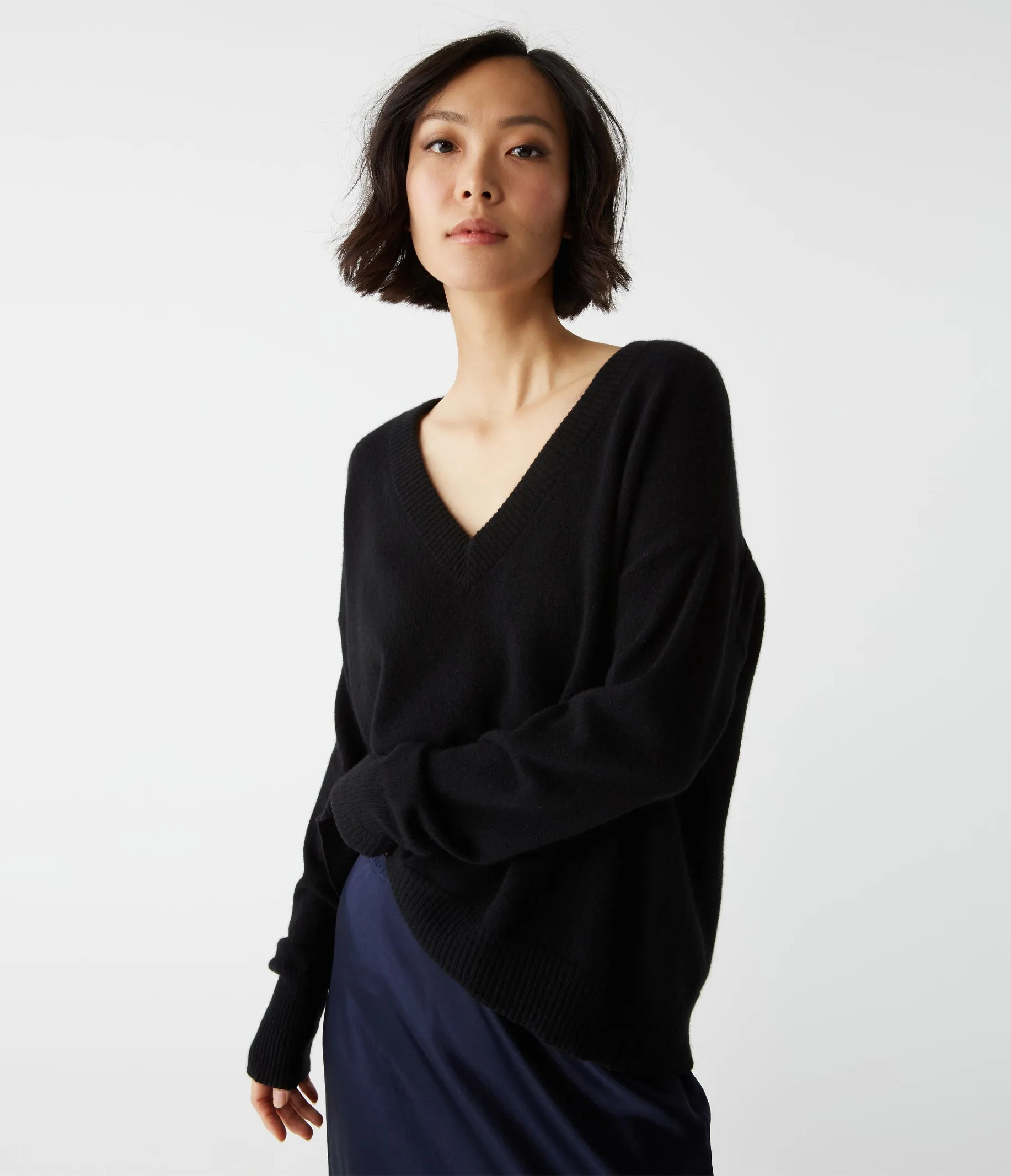 Gemma V-Neck Cashmere Sweater