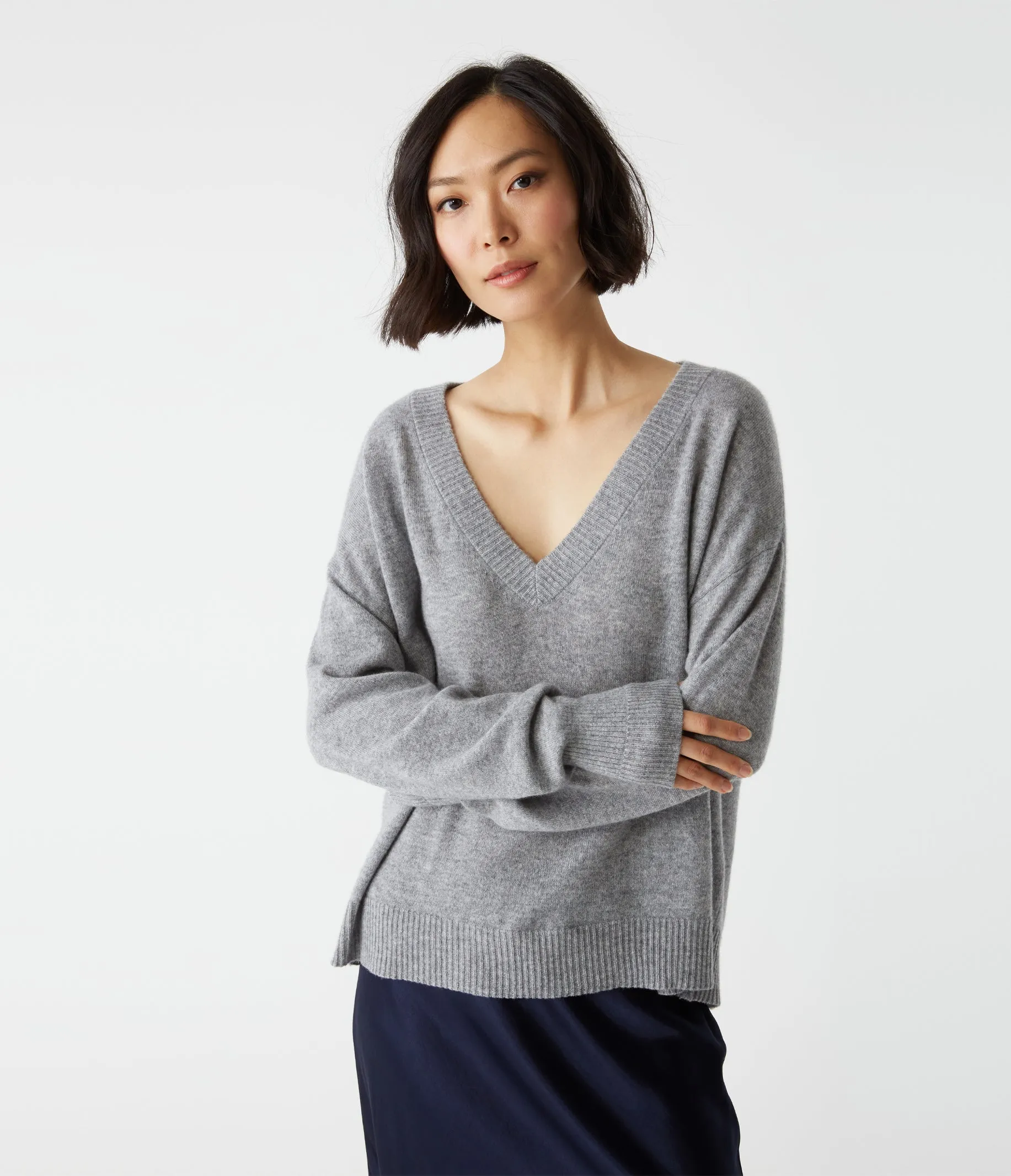 Gemma V-Neck Cashmere Sweater
