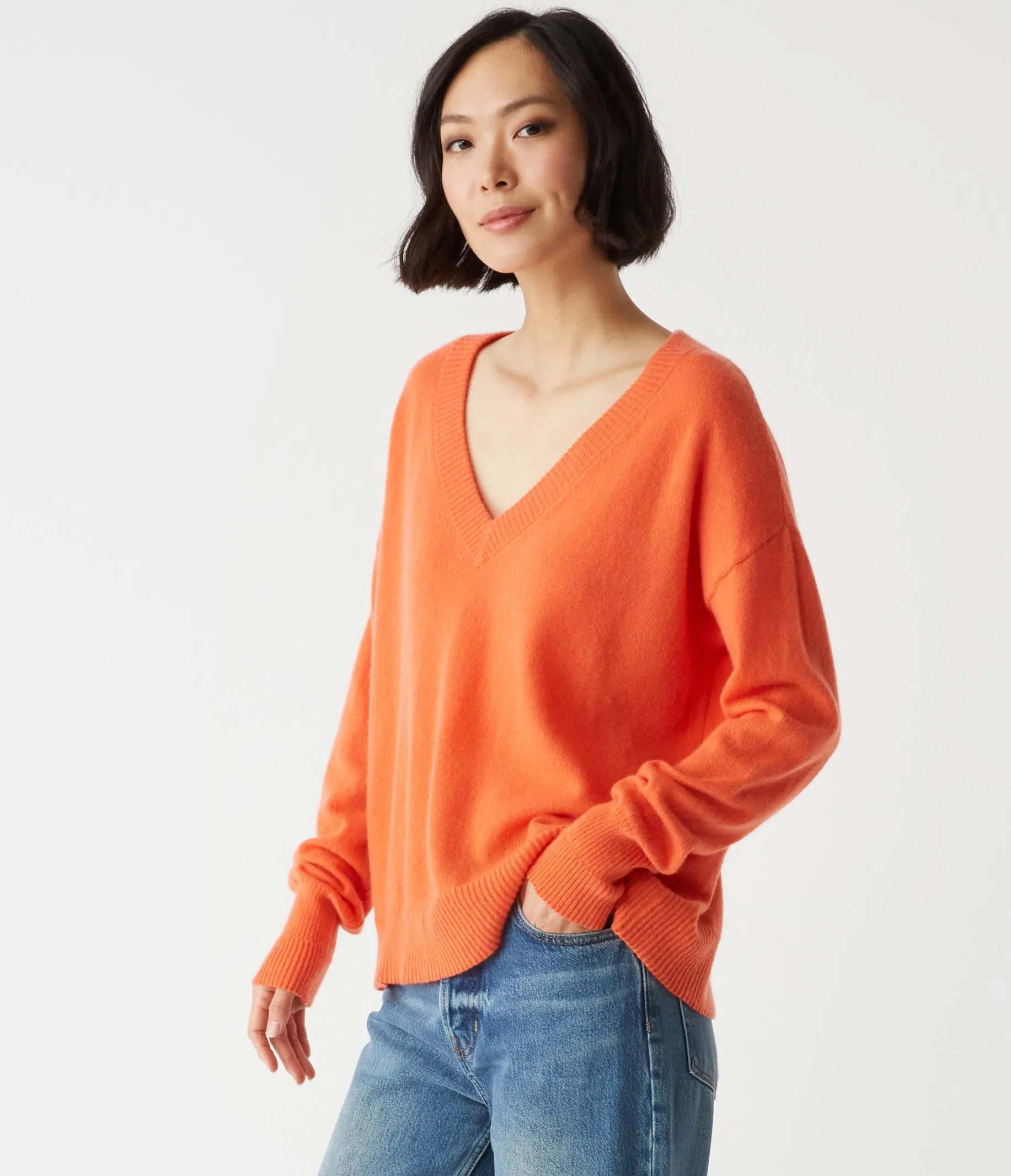 Gemma V-Neck Cashmere Sweater