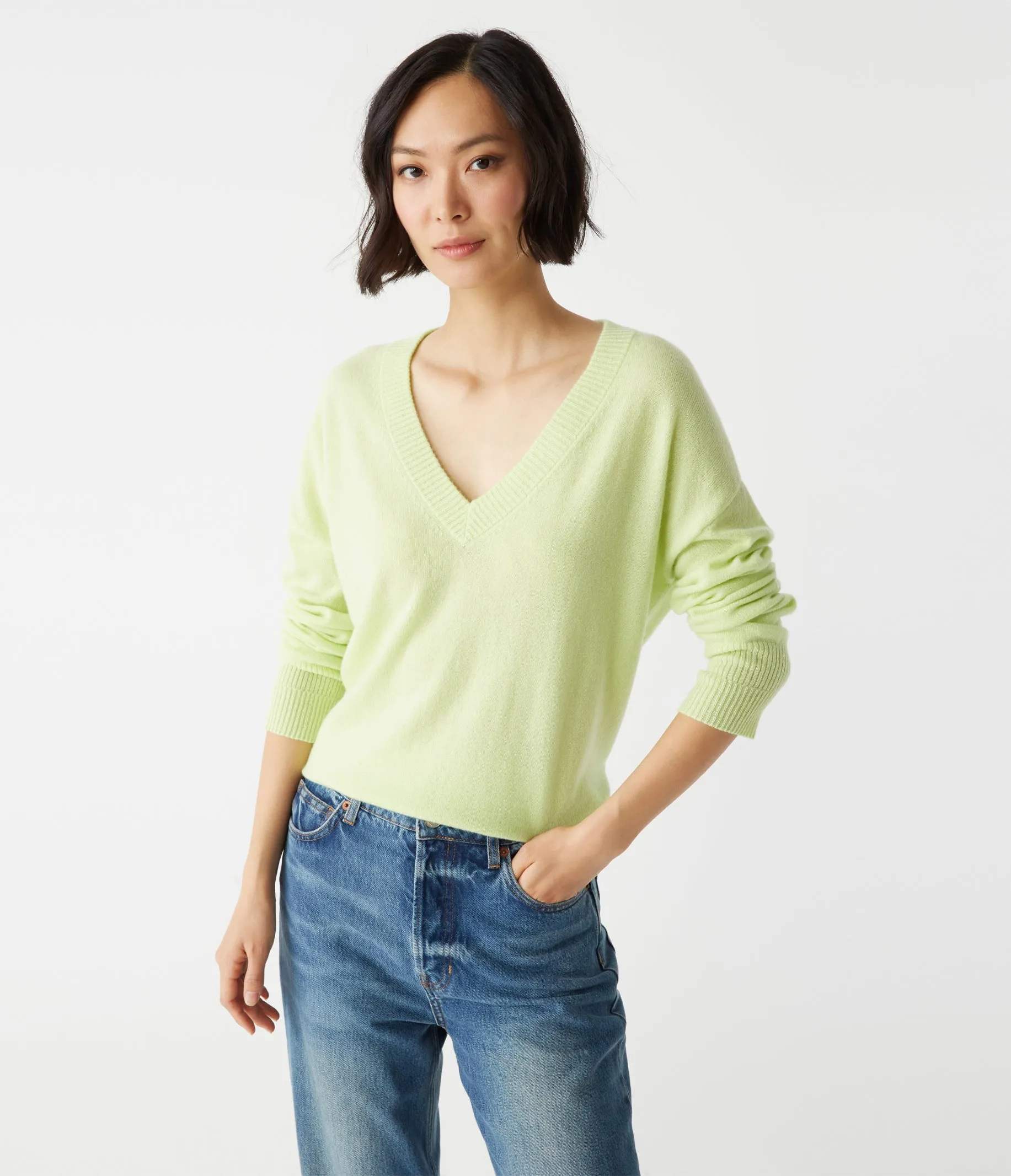 Gemma V-Neck Cashmere Sweater