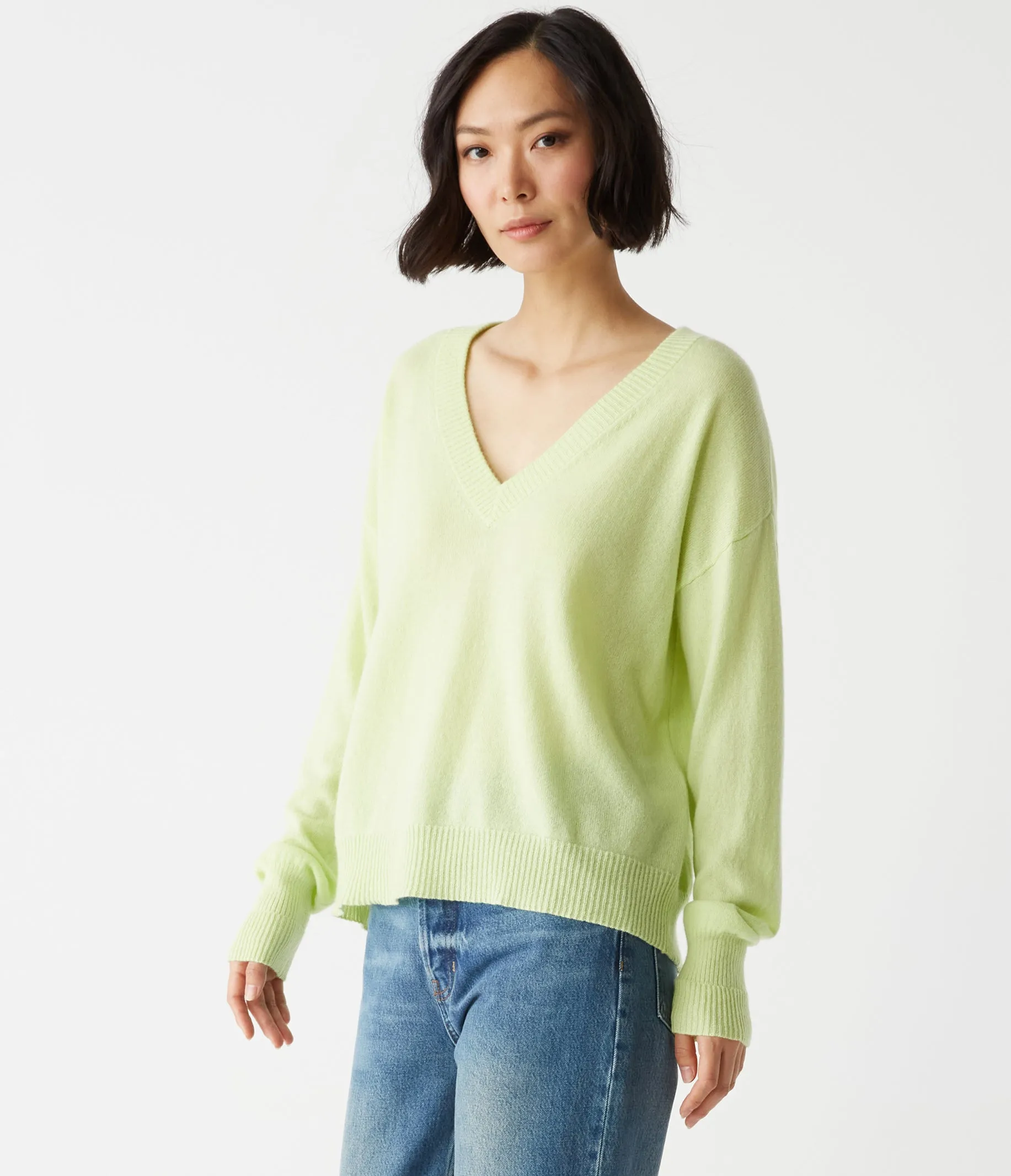 Gemma V-Neck Cashmere Sweater